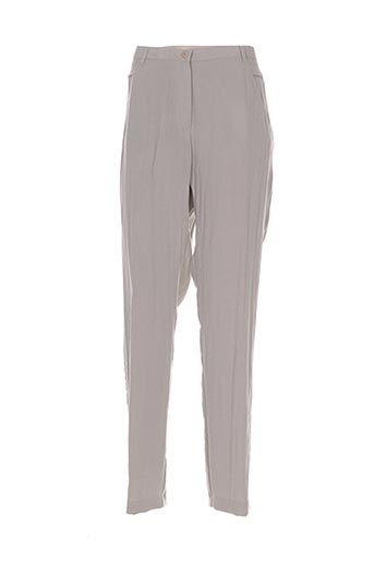 jean gabriel pantalons femme de couleur beige