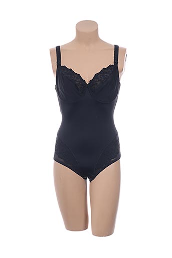 rosa faia lingerie femme de couleur noir
