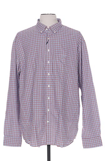 gant chemises homme de couleur rouge