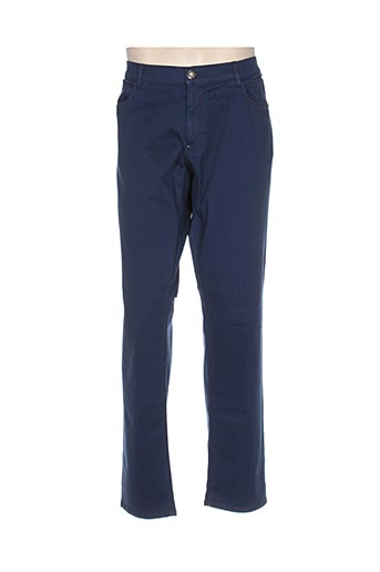 trussardi jeans pantalons homme de couleur bleu