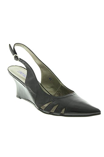 lundi bleu chaussures femme de couleur noir
