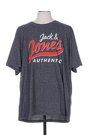jack & jones t-shirts homme de couleur bleu