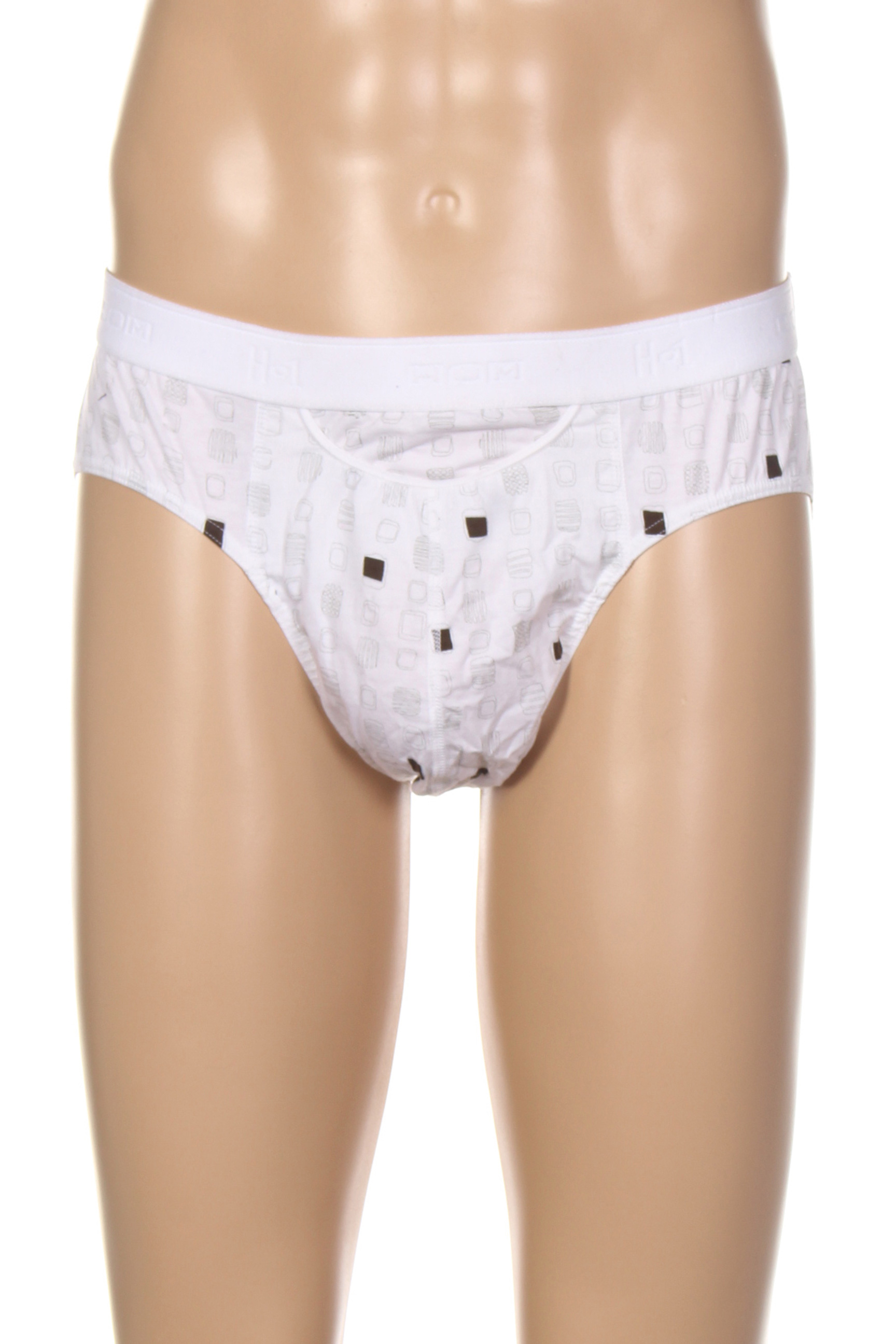 Hom Slips Culottes Homme De Couleur Blanc En Soldes Pas Cher 1279522