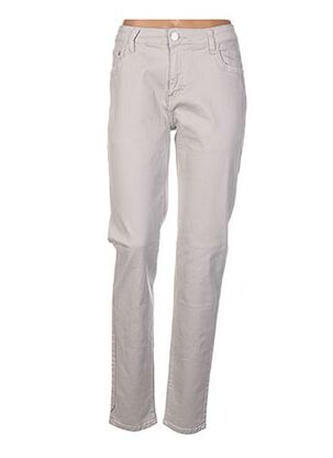 Pantalon casual gris BS JEANS pour femme