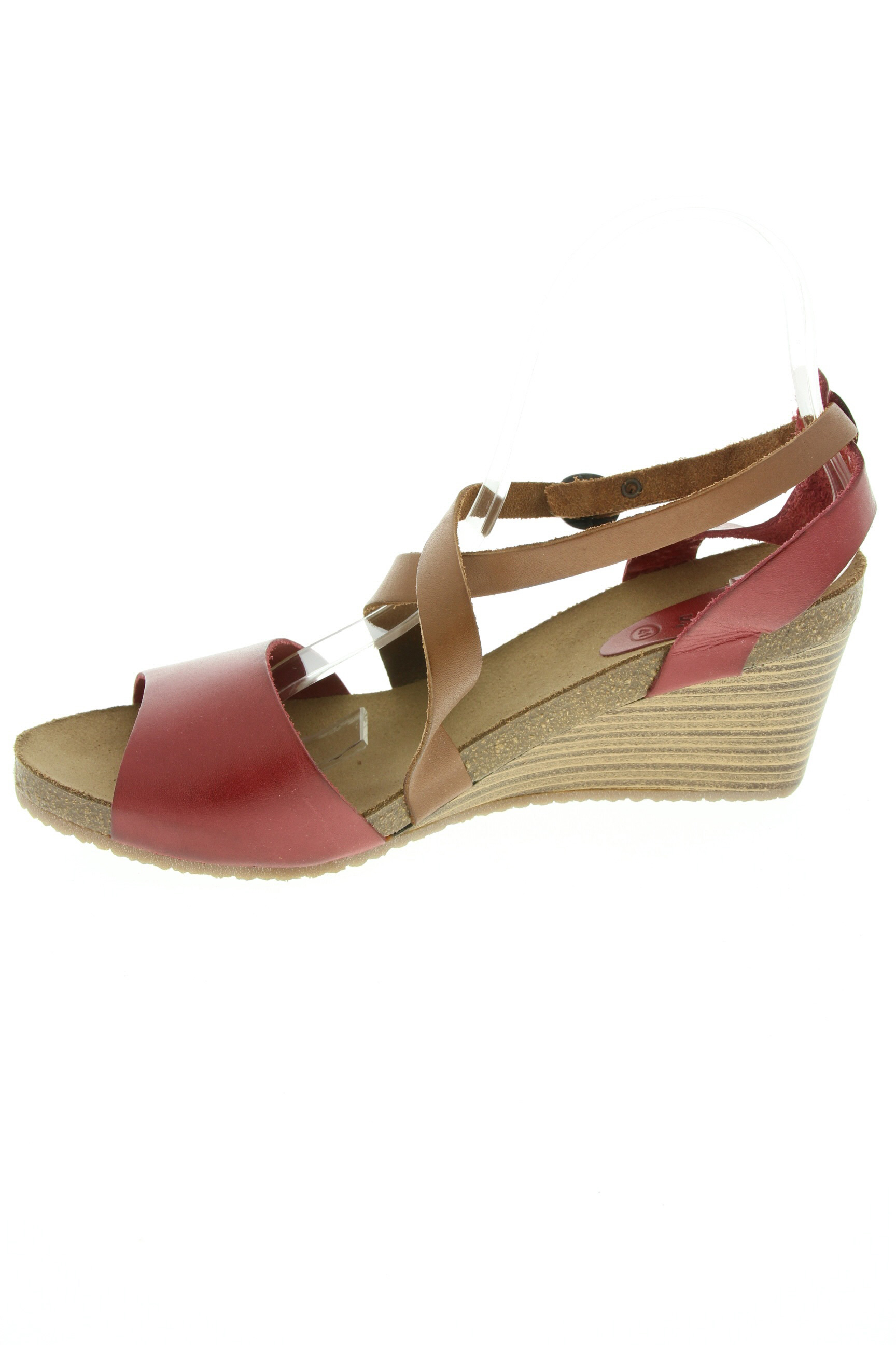 Kickers Sandales Nu Pieds Femme De Couleur Rouge En Soldes ...