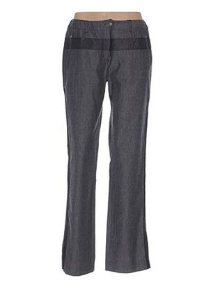 Pantalon droit gris BLEU DE SYM pour femme