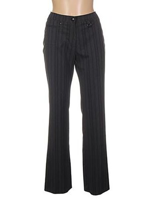 Pantalon casual noir GINA BACCONI pour femme