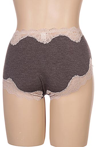 shorty femme marron