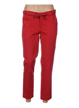 Pantalon 7/8 rouge SWILDENS pour femme