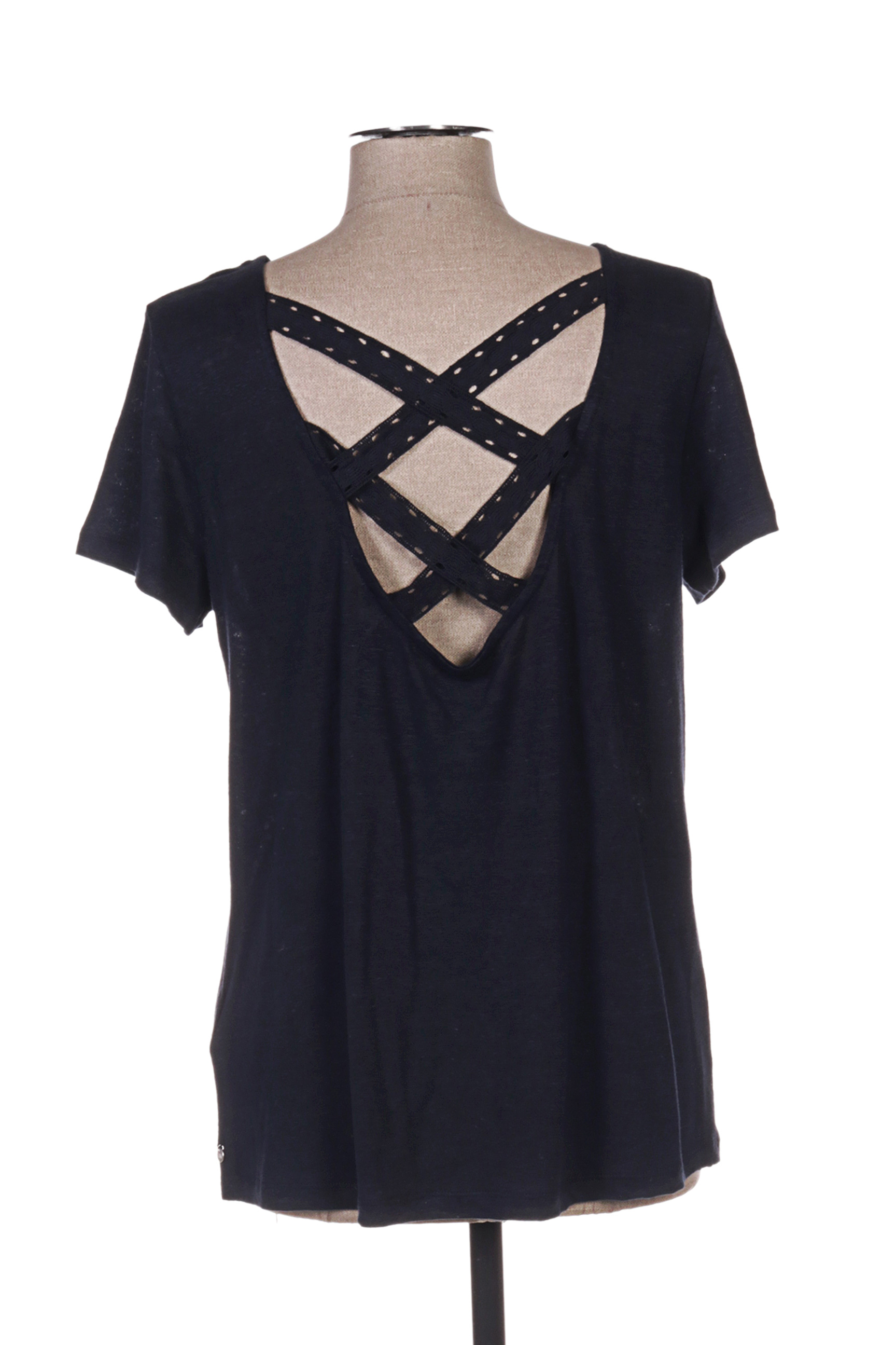 River Woods Cols Ronds Femme De Couleur Bleu En Soldes Pas Cher 1328824 ...