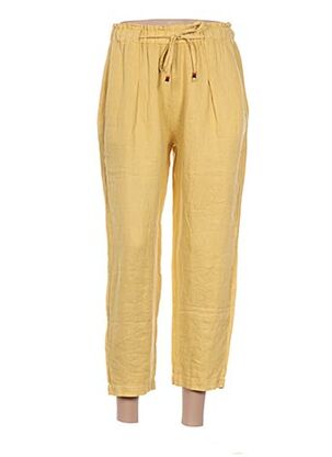 Pantalon 7/8 jaune DEHA pour femme