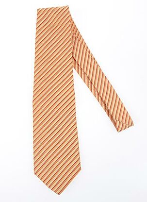 Cravate orange DANIEL HECHTER pour homme