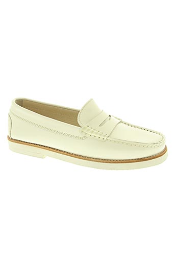 Triver Flight Mocassins Femme De Couleur Beige En Destockage 1375489-beige0  - Modz