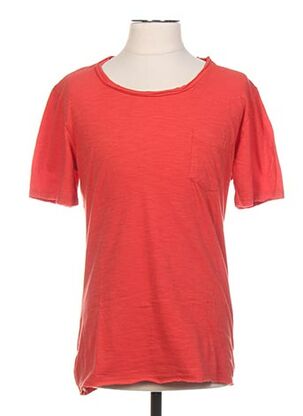 T-shirt manches courtes rouge CASUAL FRIDAY pour homme
