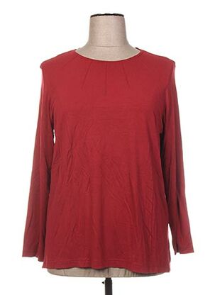 T-shirt manches longues rouge BAGORAZ pour femme