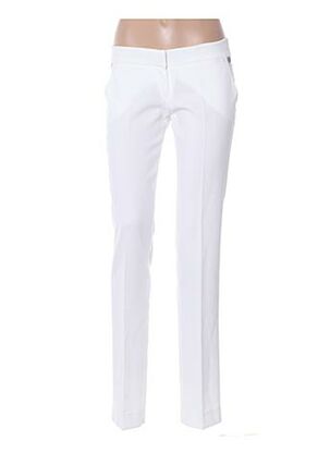 Pantalon droit blanc POUPÉE DE SOIE pour femme