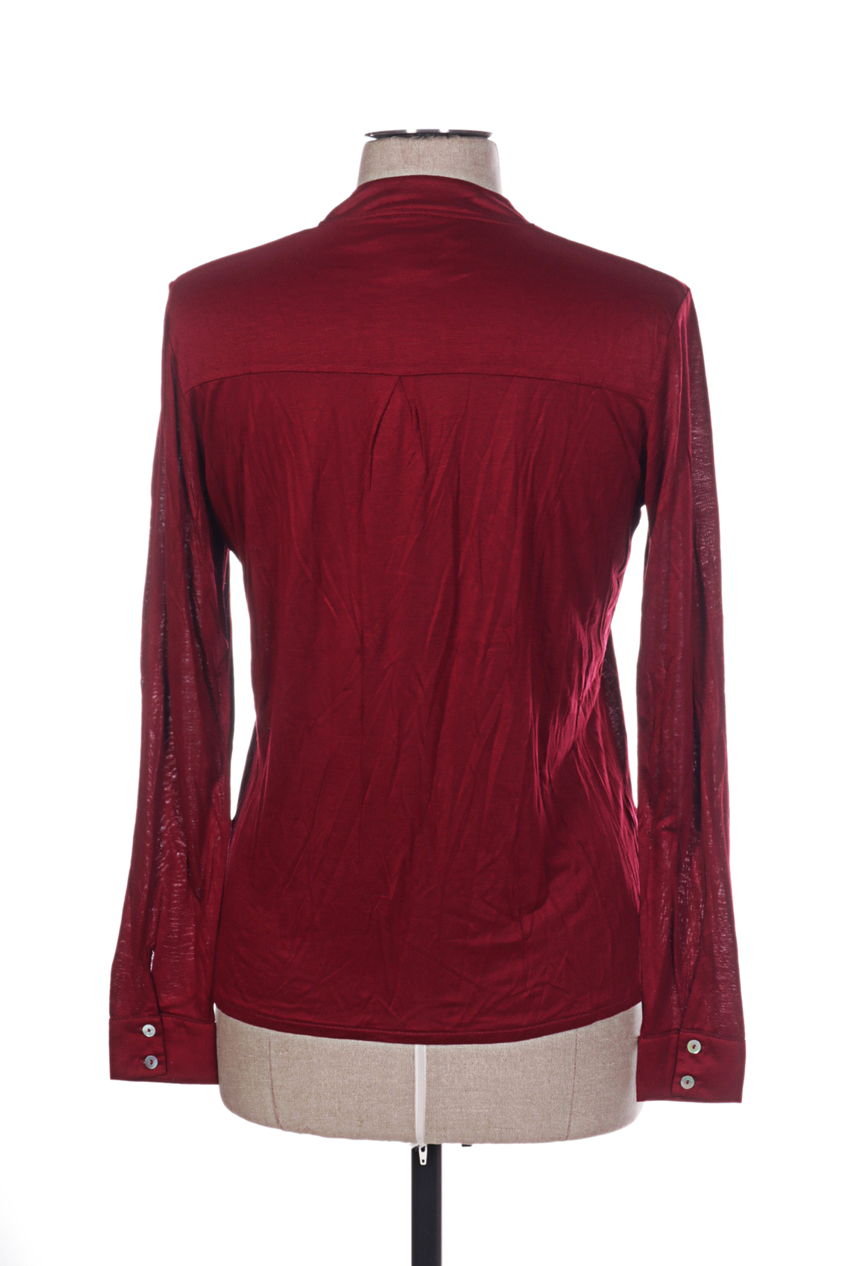 Gant Chemisiers Manches Longues Femme De Couleur Rouge En ...