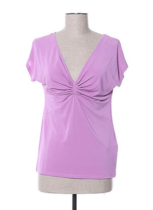 T-shirt manches courtes violet MARELLA pour femme