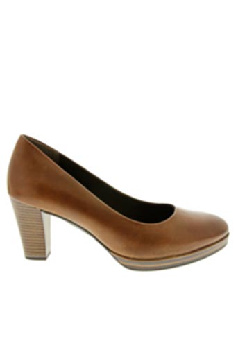 escarpin femme marron