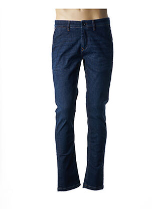 Jeans coupe slim bleu SERGE BLANCO pour homme