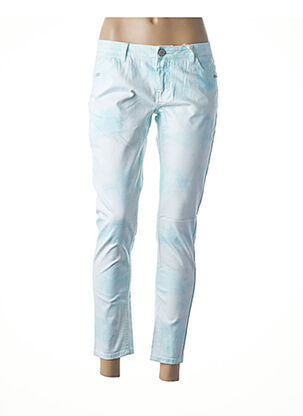 Pantalon 7/8 bleu MKT STUDIO pour femme