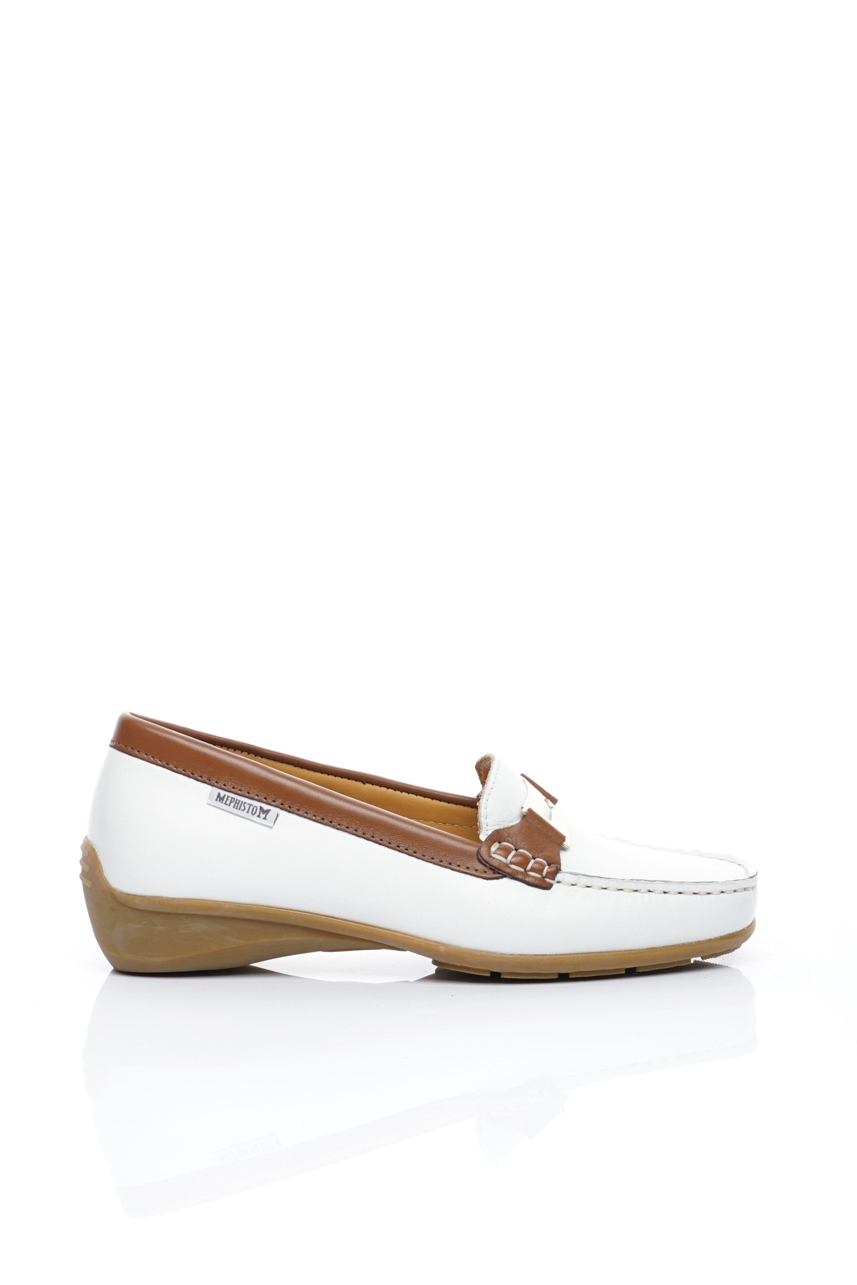 Mephisto Mocassins Femme De Couleur Blanc En Destockage 1470883 Blanc0 Modz