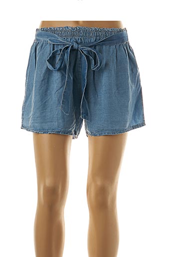 Short bleu femme Clearance