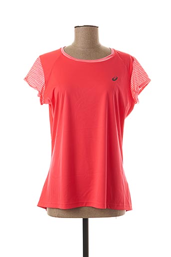 asics t shirt femme rose