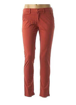 Pantalon casual orange REIKO pour femme