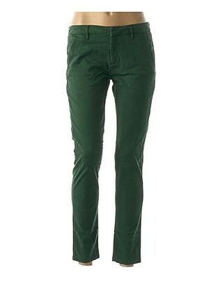 Pantalon casual vert REIKO pour femme