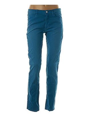 Jeans coupe slim bleu DESGASTE pour femme