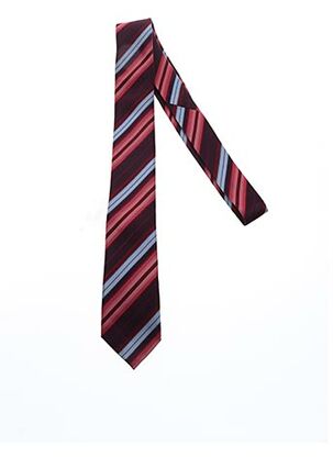 Cravate rouge CESARIO pour homme