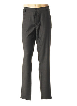 Pantalon casual gris BRUNO SAINT HILAIRE pour homme