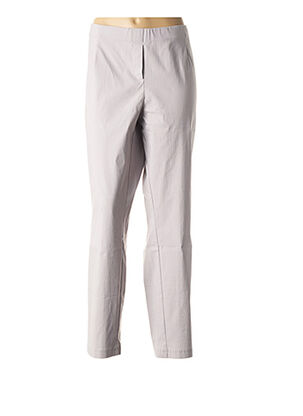 Pantalon casual gris ADELINA BY SCHEITER pour femme
