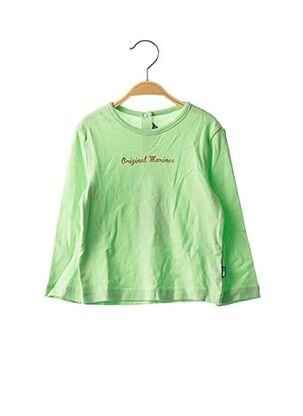 T-shirt manches longues vert ORIGINAL MARINES pour fille