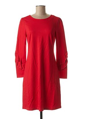 Robe mi-longue rouge ESQUALO pour femme