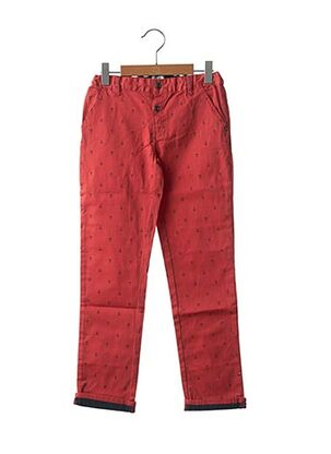 Pantalon casual rouge NANO & NANETTE pour garçon