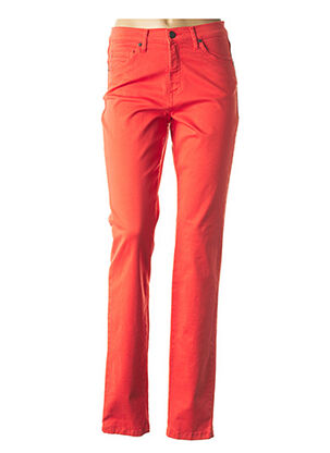 Pantalon casual orange LCDN pour femme