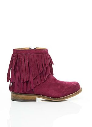Bottines/Boots rouge MELLOW YELLOW pour fille
