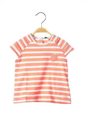 T-shirt manches courtes rose TOM TAILOR pour fille