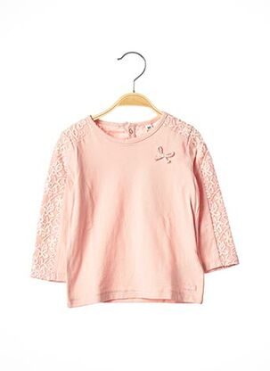 T-shirt manches longues rose TOM TAILOR pour fille