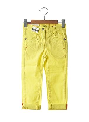 Pantalon casual jaune TOM TAILOR pour fille