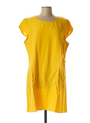 Robe courte jaune CHRISTY pour femme