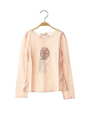 T-shirt manches longues rose MARESE pour fille