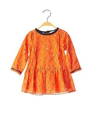 Robe mi-longue orange MARESE pour fille