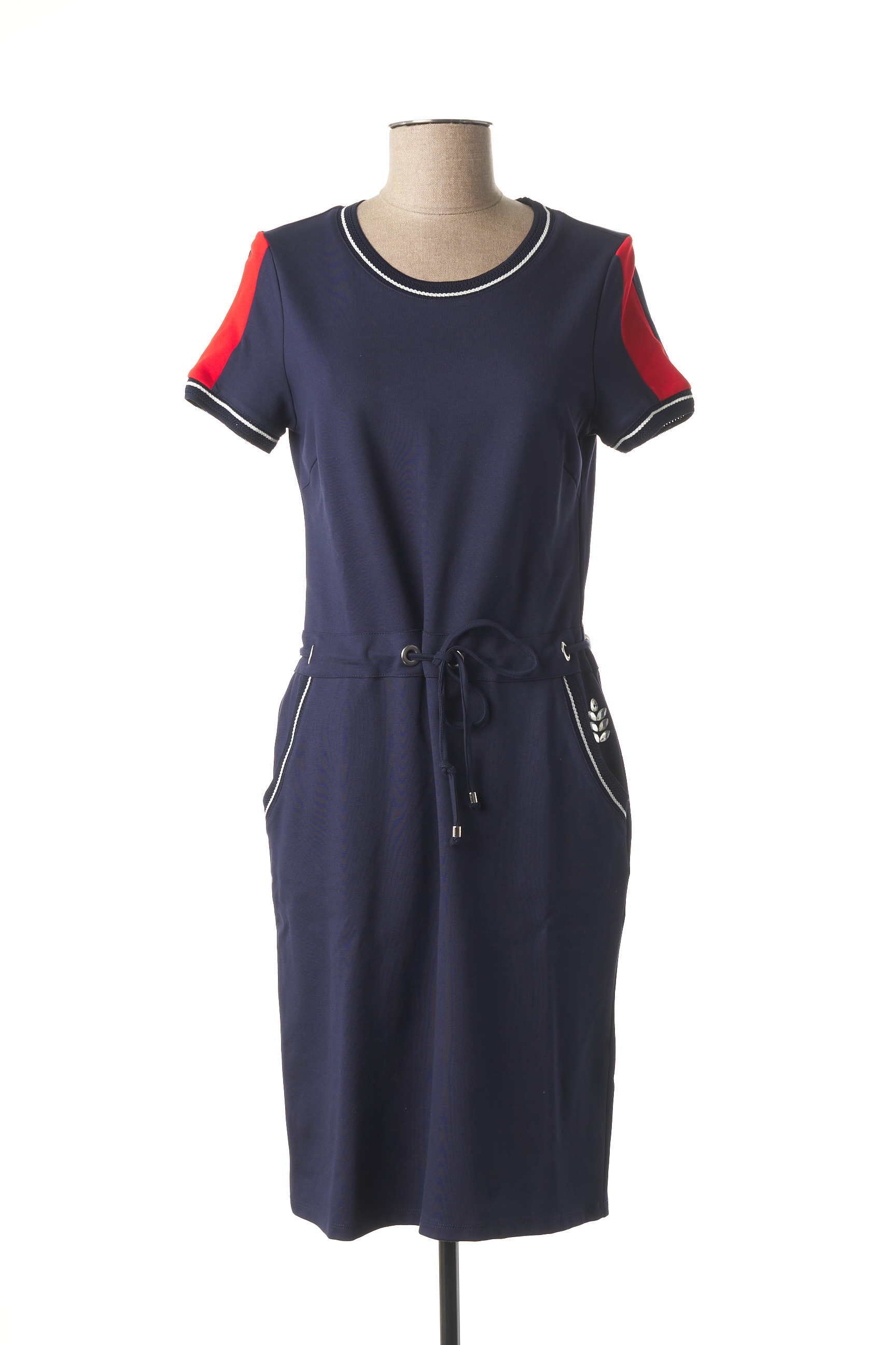 Betty Barclay Robes Mi Longues Femme De Couleur Bleu En ...