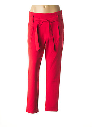Pantalon casual rouge CHATTAWAK pour femme