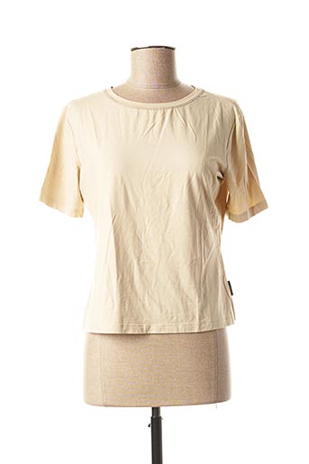 T-shirt manches courtes beige WEEKEND MAXMARA pour femme