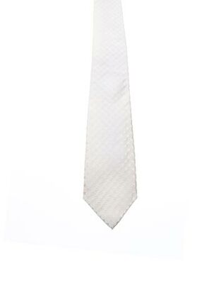 Cravate beige JEAN DE SEY pour homme