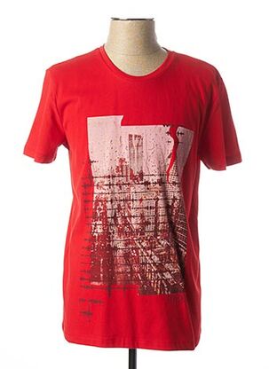 T-shirt manches courtes rouge MEXX pour homme